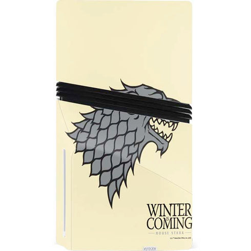 Game of Thrones: House Stark Sigil PS5 Pro Disk Console Skin