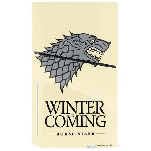 Game of Thrones: House Stark Sigil PS5 Slim Disk Console Skin