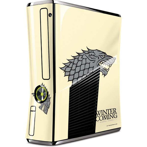 Game of Thrones: House Stark Sigil Xbox 360 Slim (2010) Skin