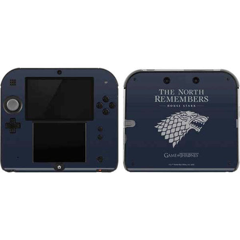 Game of Thrones: House Stark The North Remembers Nintendo 2DS Skin