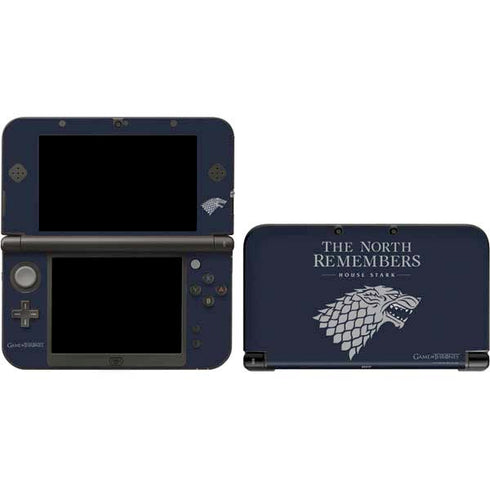 Game of Thrones: House Stark The North Remembers 3DS XL 2015 Skin