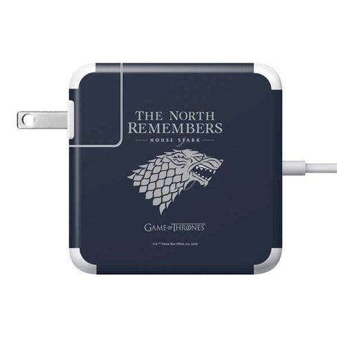 Game of Thrones: House Stark The North Remembers 85W Power Adapter (15 and 17 inch MacBook Pro Charger) Skin