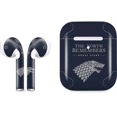 Game of Thrones: House Stark The North Remembers Apple AirPods 2 Skin