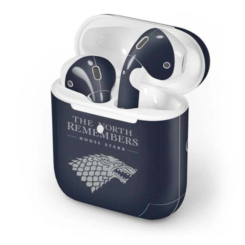 Game of Thrones: House Stark The North Remembers Apple AirPods 2 Skin