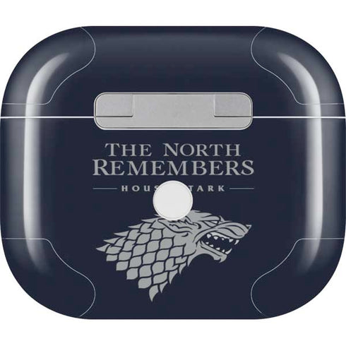 Game of Thrones: House Stark The North Remembers Apple AirPods (3rd Gen 2021) Skin