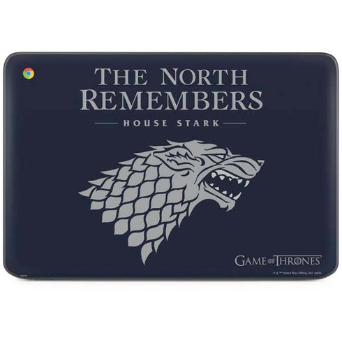 Game of Thrones: House Stark The North Remembers HP Chromebook Skin