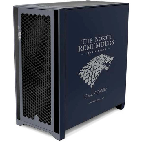 Game of Thrones: House Stark The North Remembers Corsair 4000D Tempered Glass Mid-Tower ATX Case Skin