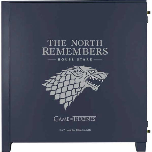 Game of Thrones: House Stark The North Remembers Corsair 4000D Tempered Glass Mid-Tower ATX Case Skin