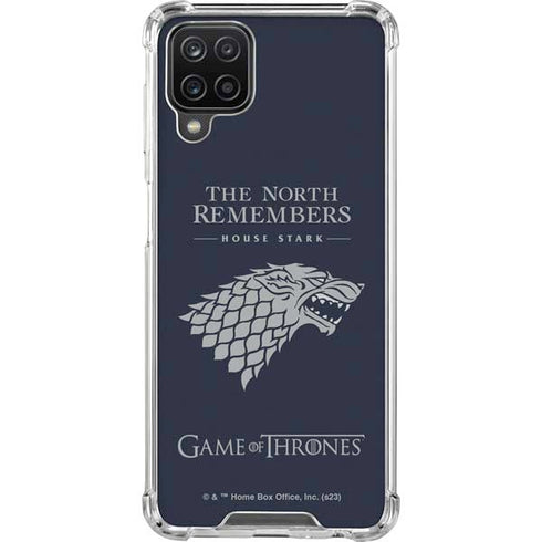 Game of Thrones: House Stark The North Remembers Galaxy A12 Clear Case
