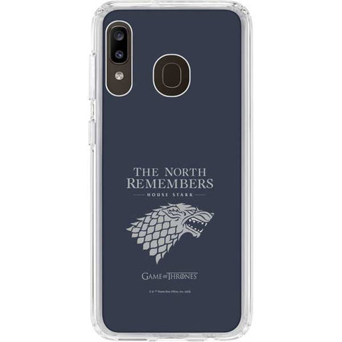 Game of Thrones: House Stark The North Remembers Galaxy A20 Clear Case