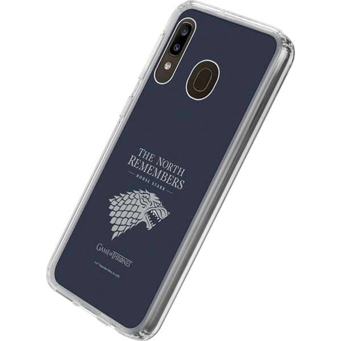 Game of Thrones: House Stark The North Remembers Galaxy A20 Clear Case