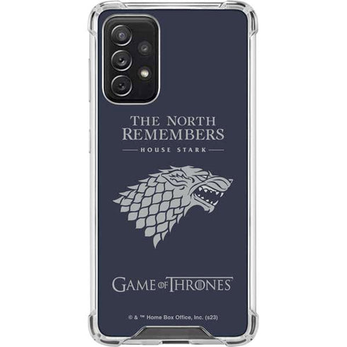 Game of Thrones: House Stark The North Remembers Galaxy A72 5G Clear Case