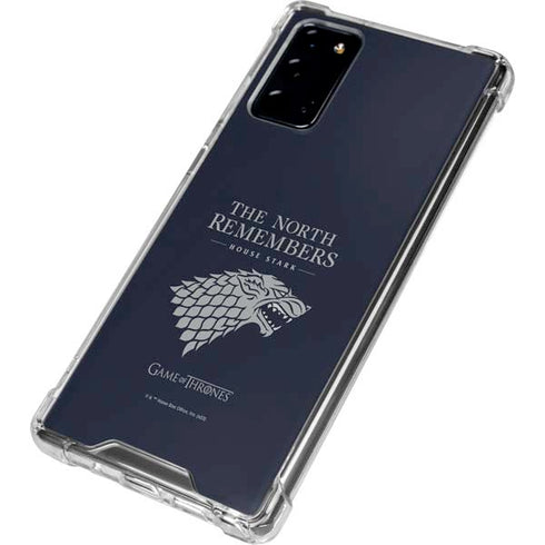 Game of Thrones: House Stark The North Remembers Galaxy Note20 5G Clear Case