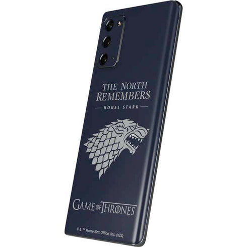 Game of Thrones: House Stark The North Remembers Galaxy Note20 5G Skin
