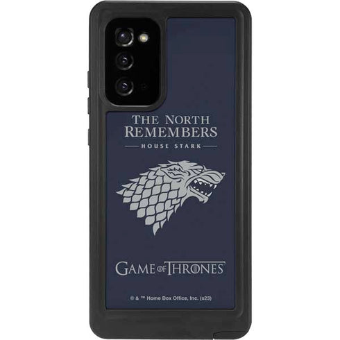 Game of Thrones: House Stark The North Remembers Galaxy Note20 5G Waterproof Case