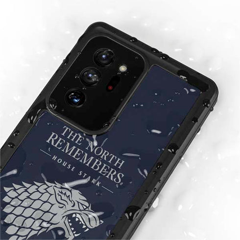Game of Thrones: House Stark The North Remembers Galaxy Note20 Ultra 5G Waterproof Case