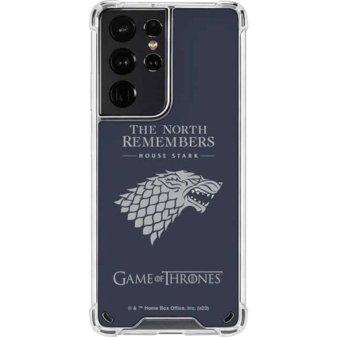 Game of Thrones: House Stark The North Remembers Galaxy S21 Ultra 5G Clear Case