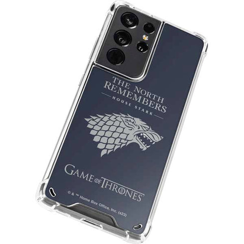 Game of Thrones: House Stark The North Remembers Galaxy S21 Ultra 5G Clear Case