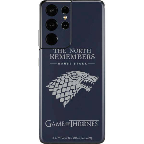 Game of Thrones: House Stark The North Remembers Galaxy S21 Ultra 5G Skin