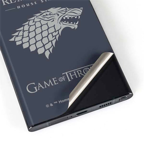 Game of Thrones: House Stark The North Remembers Galaxy S22 Ultra Skin
