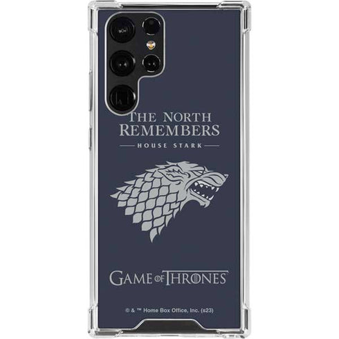Game of Thrones: House Stark The North Remembers Galaxy S24 Ultra Clear Case