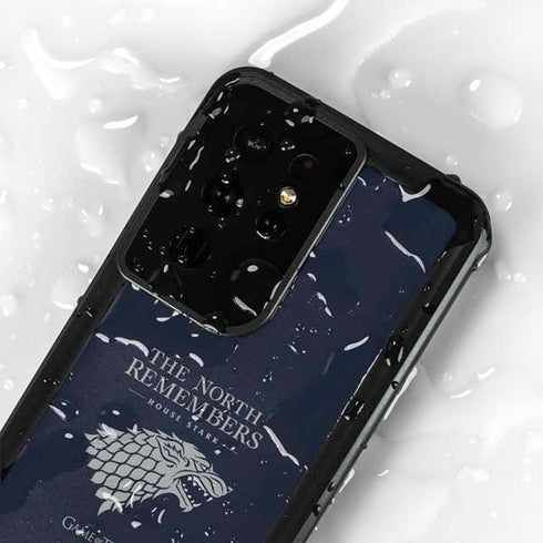 Game of Thrones: House Stark The North Remembers Galaxy S24 Ultra Waterproof Case