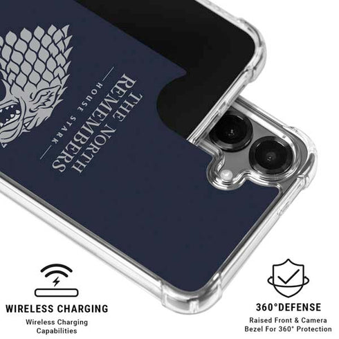 Game of Thrones: House Stark The North Remembers Galaxy S26 Clear Case