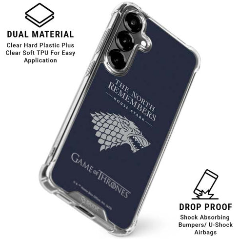 Game of Thrones: House Stark The North Remembers Galaxy S26 Plus Clear Case