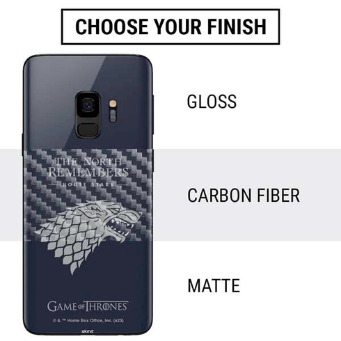 Game of Thrones: House Stark The North Remembers Galaxy S9 Skin
