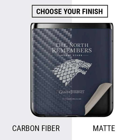 Game of Thrones: House Stark The North Remembers Galaxy Z Flip Skin