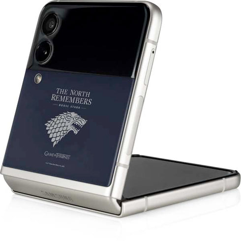 Game of Thrones: House Stark The North Remembers Galaxy Z Flip3 5G Skin