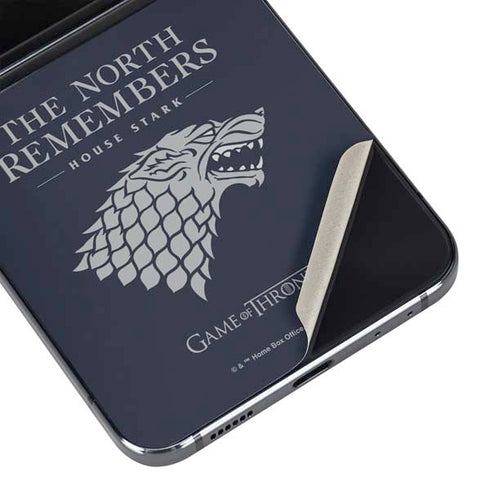 Game of Thrones: House Stark The North Remembers Galaxy Z Flip5 5G Skin