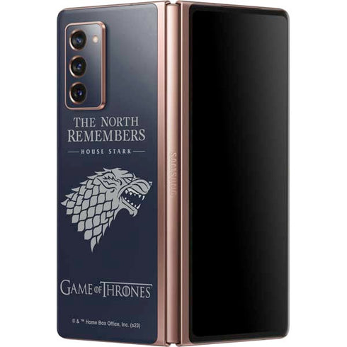 Game of Thrones: House Stark The North Remembers Galaxy Z Fold2 5G Skin