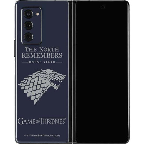 Game of Thrones: House Stark The North Remembers Galaxy Z Fold2 5G Skin