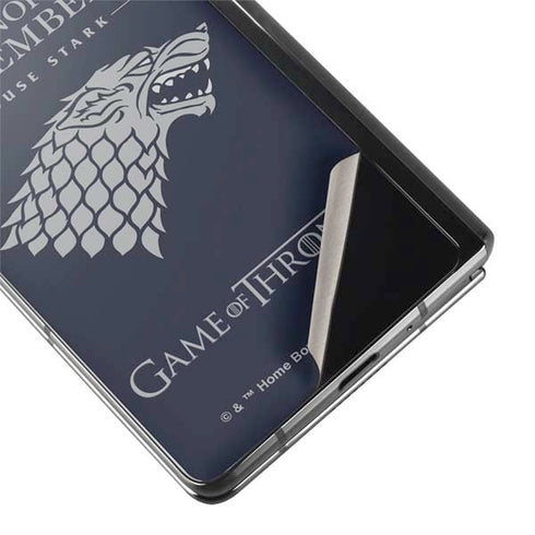 Game of Thrones: House Stark The North Remembers Galaxy Z Fold2 5G Skin