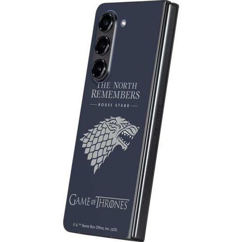 Game of Thrones: House Stark The North Remembers Galaxy Z Fold5 5G Skin