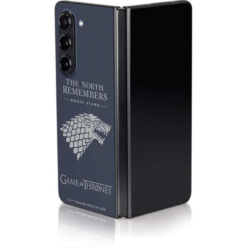Game of Thrones: House Stark The North Remembers Galaxy Z Fold5 5G Skin