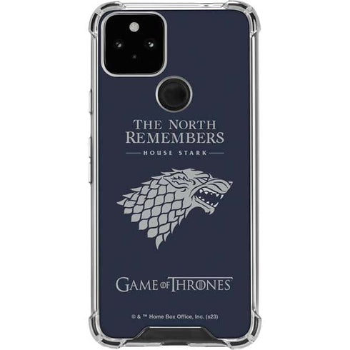 Game of Thrones: House Stark The North Remembers Google Pixel 5 Clear Case