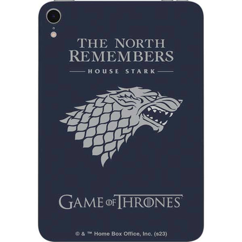 Game of Thrones: House Stark The North Remembers Apple iPad Mini Skin
