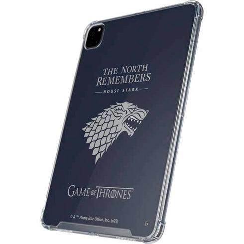 Game of Thrones: House Stark The North Remembers iPad Pro 12.9in (2020) Clear Case