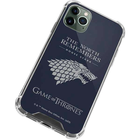 Game of Thrones: House Stark The North Remembers iPhone 11 Pro Max Clear Case