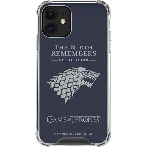 Game of Thrones: House Stark The North Remembers iPhone 12 Clear Case