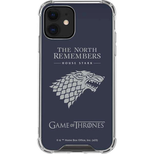Game of Thrones: House Stark The North Remembers iPhone 12 Mini Clear Case