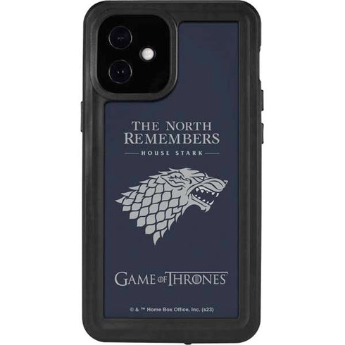 Game of Thrones: House Stark The North Remembers iPhone 12 Mini Waterproof Case
