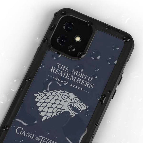 Game of Thrones: House Stark The North Remembers iPhone 12 Mini Waterproof Case