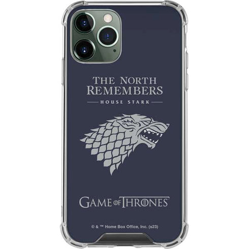 Game of Thrones: House Stark The North Remembers iPhone 12 Pro Clear Case