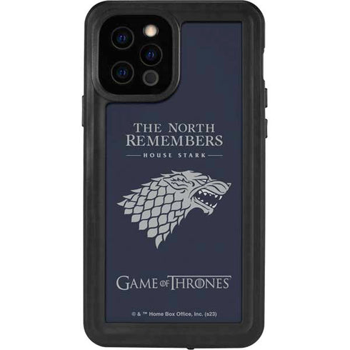 Game of Thrones: House Stark The North Remembers iPhone 12 Pro Waterproof Case