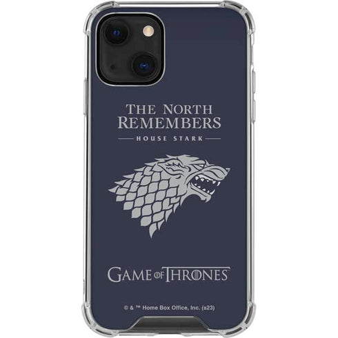Game of Thrones: House Stark The North Remembers iPhone 13 Mini Clear Case