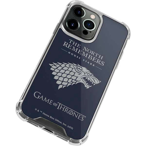 Game of Thrones: House Stark The North Remembers iPhone 13 Pro Max Clear Case