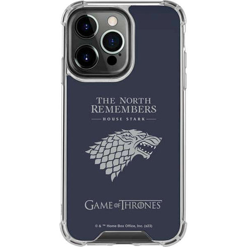 Game of Thrones: House Stark The North Remembers iPhone 14 Pro Clear Case